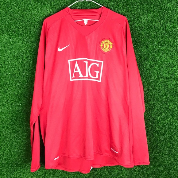 Nike Other - Manchester United Long Sleeve Jersey 07-09 Soccer